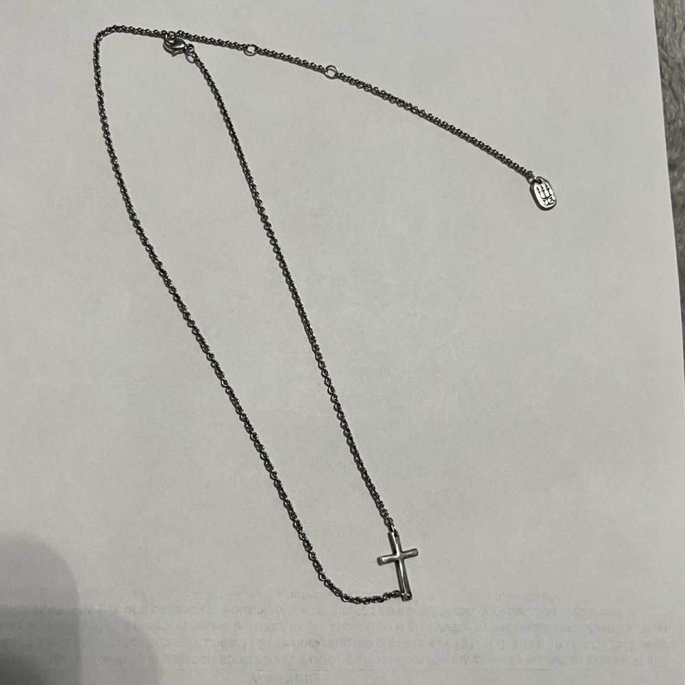 James Avery cross necklace.